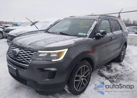 2018 Ford Explorer Sport из США, поврежденный, VIN 1FM5K8GTXJGC82795